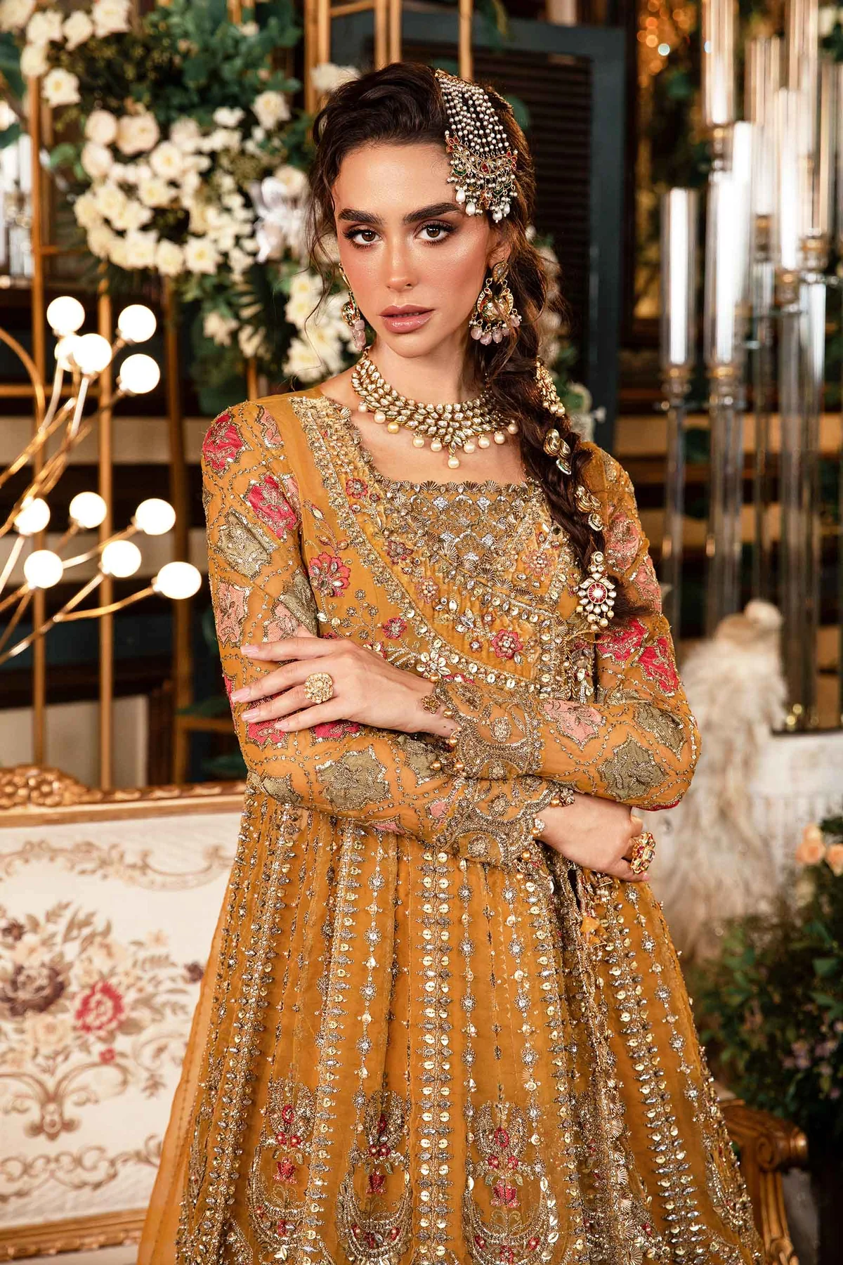 MARIA.B Mbroidered Wedding Collection | BD-2907 - Image 4