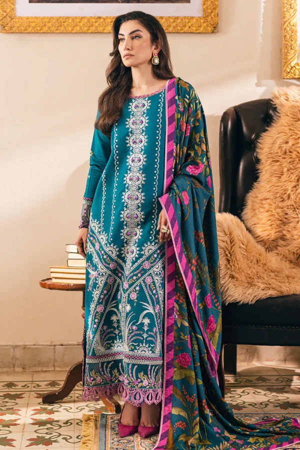 Mushq Hemline Winter Karandi   | Spiced Maple