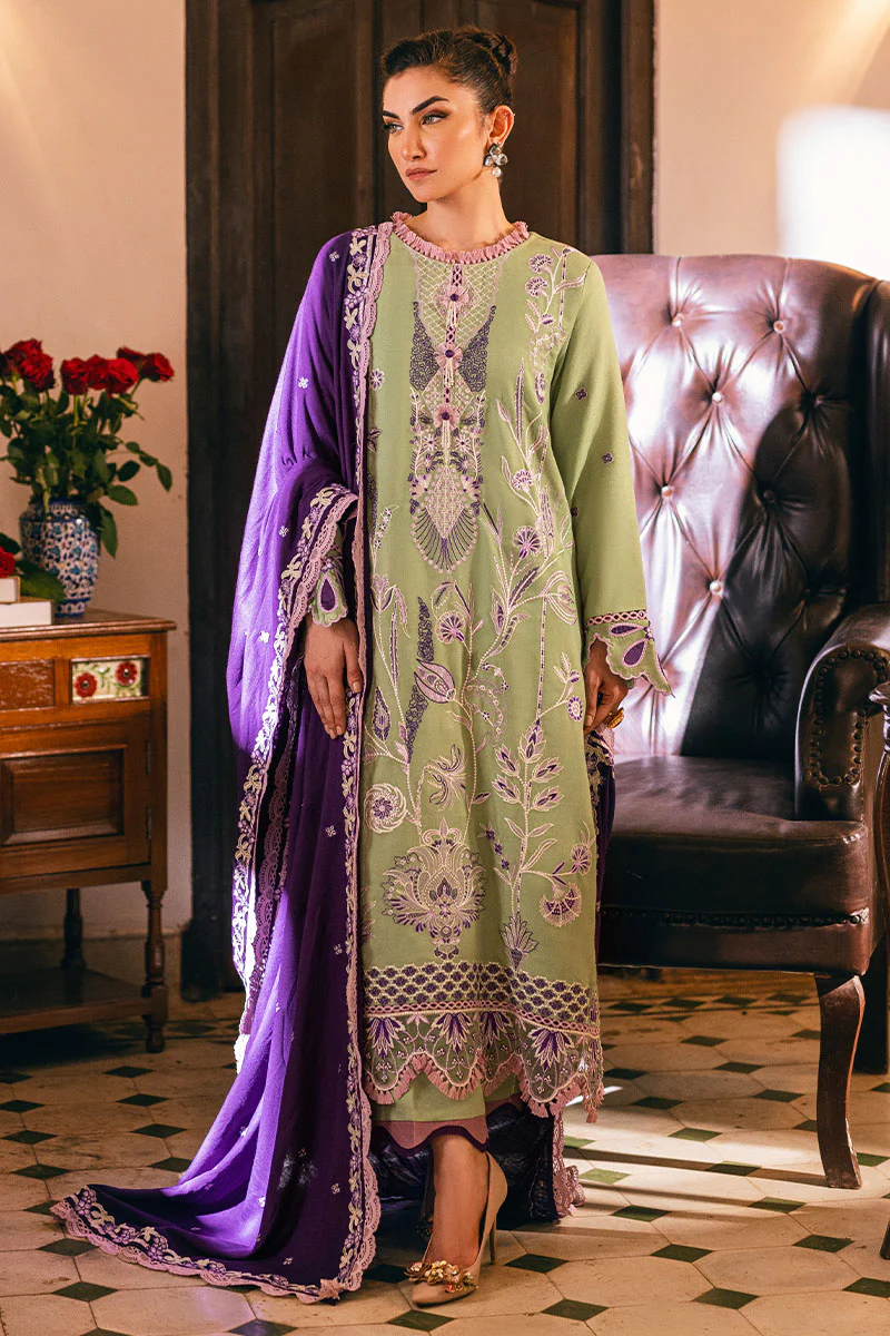 Mushq Hemline Winter Karandi | Sparkling Noir