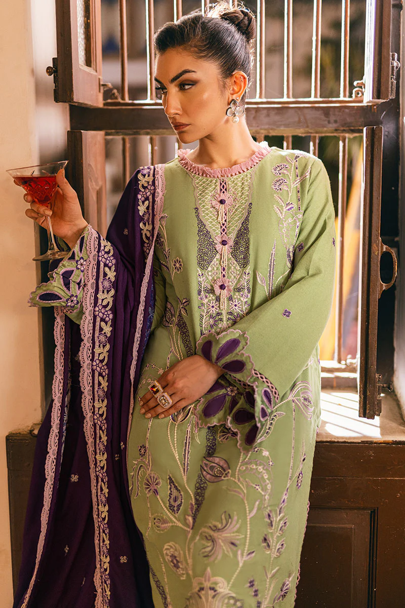 Mushq Hemline Winter Karandi | Sparkling Noir - Image 4