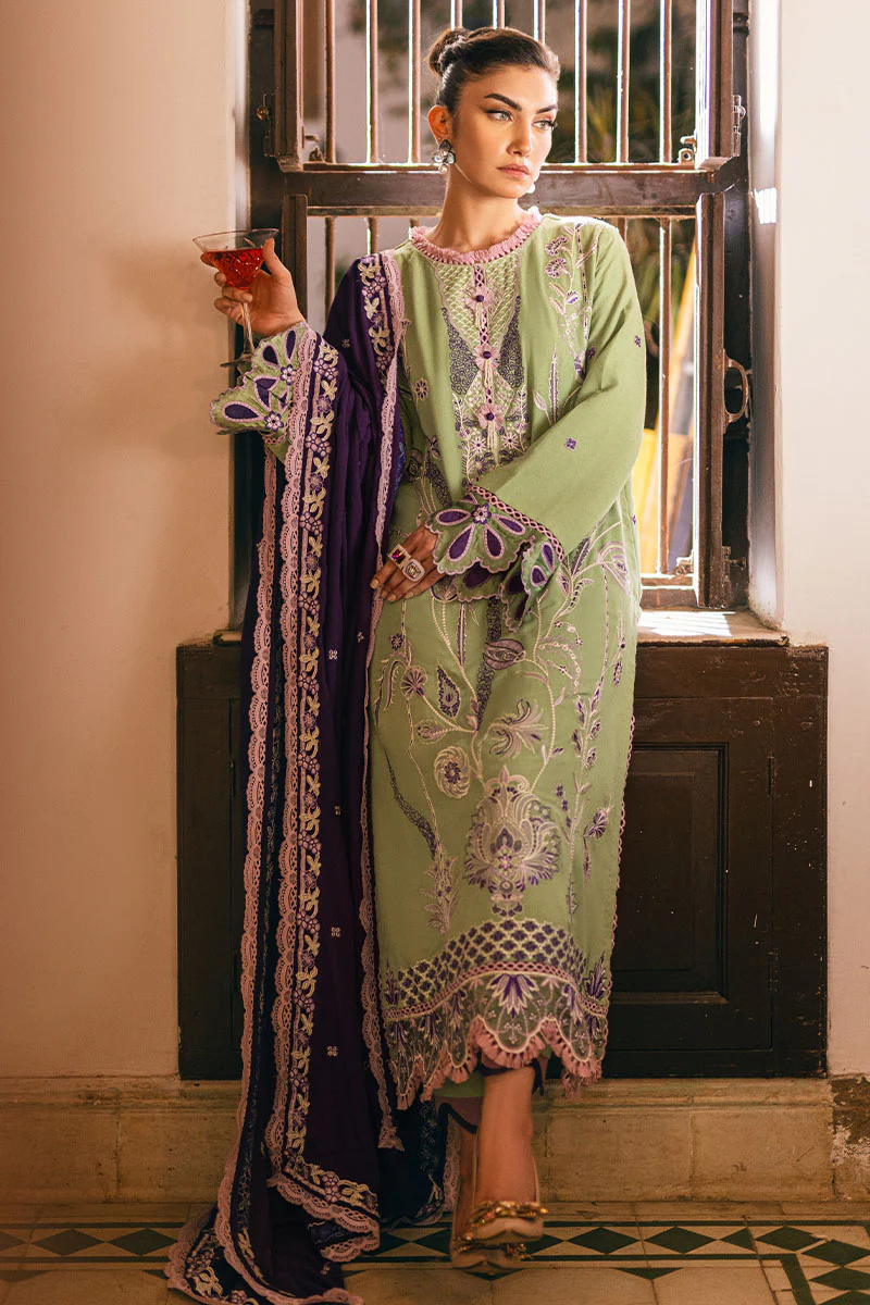 Mushq Hemline Winter Karandi | Sparkling Noir - Image 3