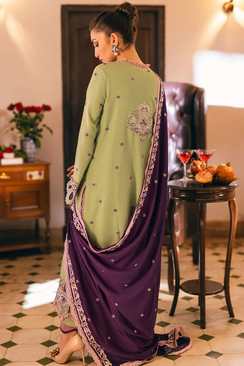 Mushq Hemline Winter Karandi | Sparkling Noir - Image 2
