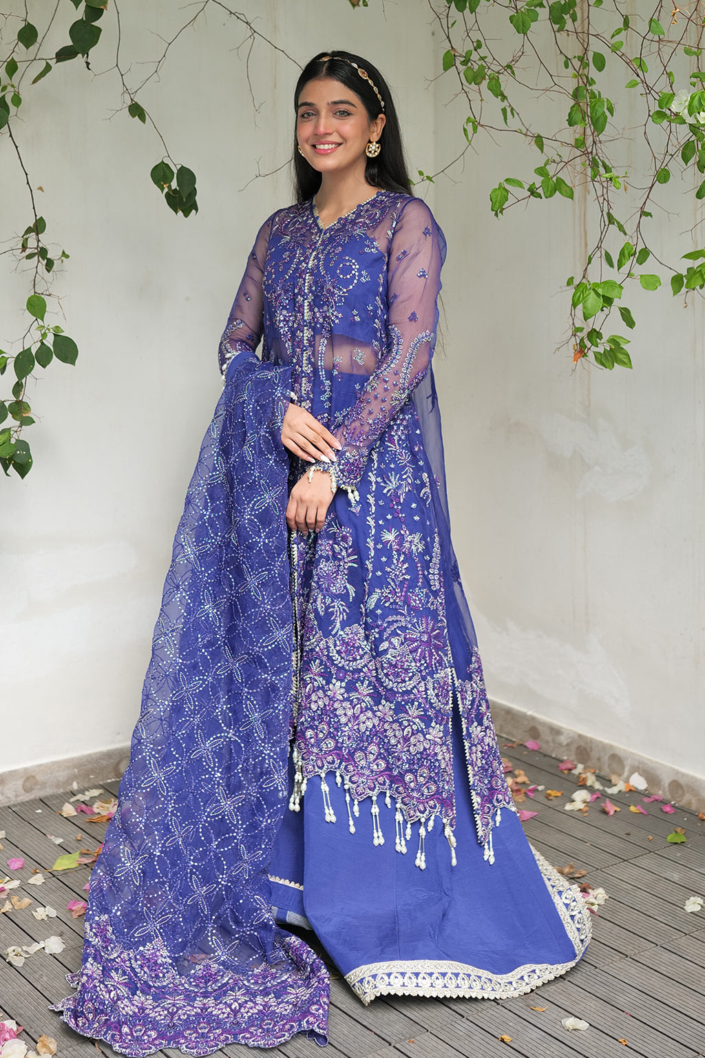 Silsila Unstitched Festive by Saad Shaikh | Onara - Image 2
