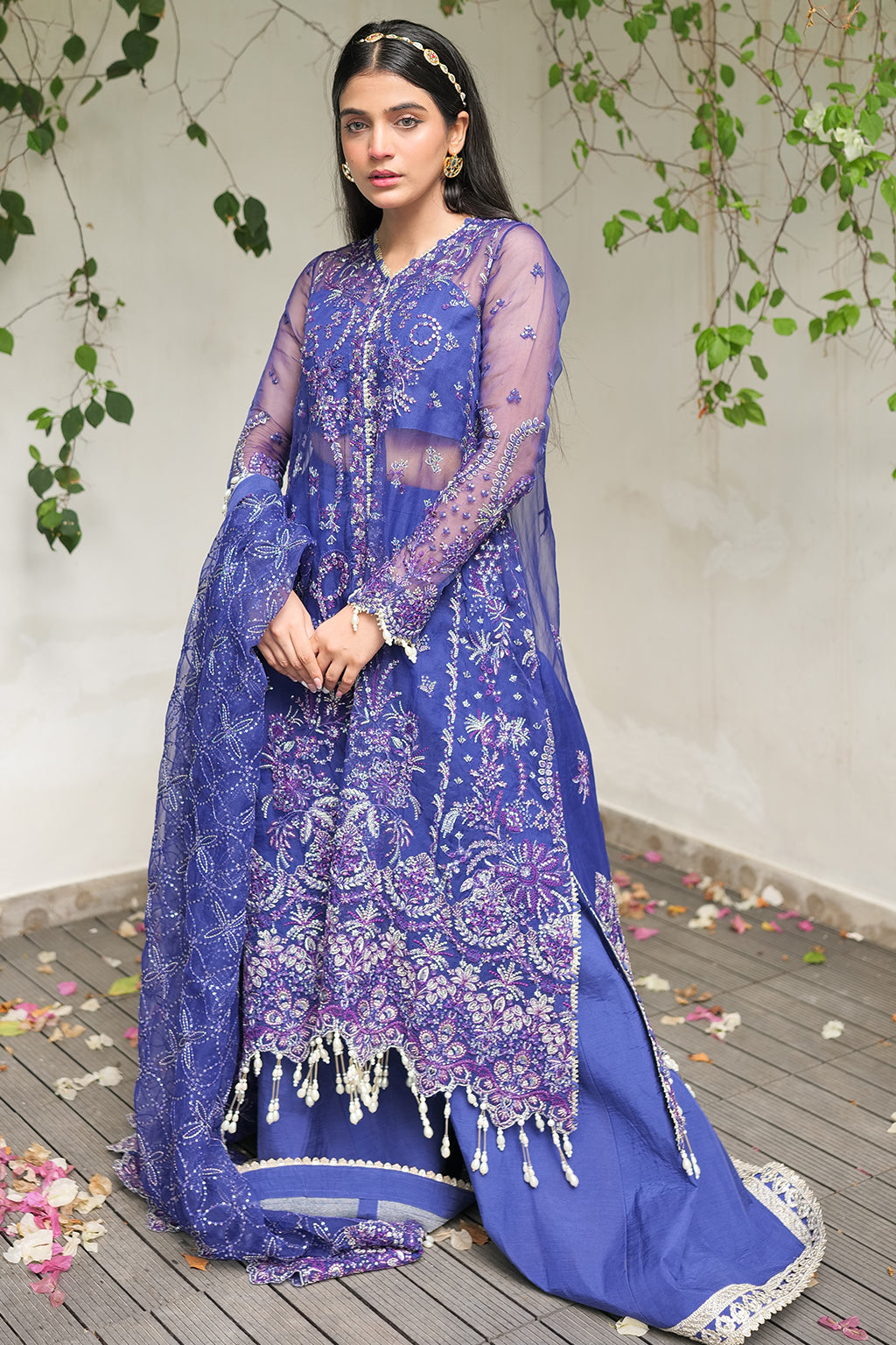 Silsila Unstitched Festive by Saad Shaikh | Onara - Image 7