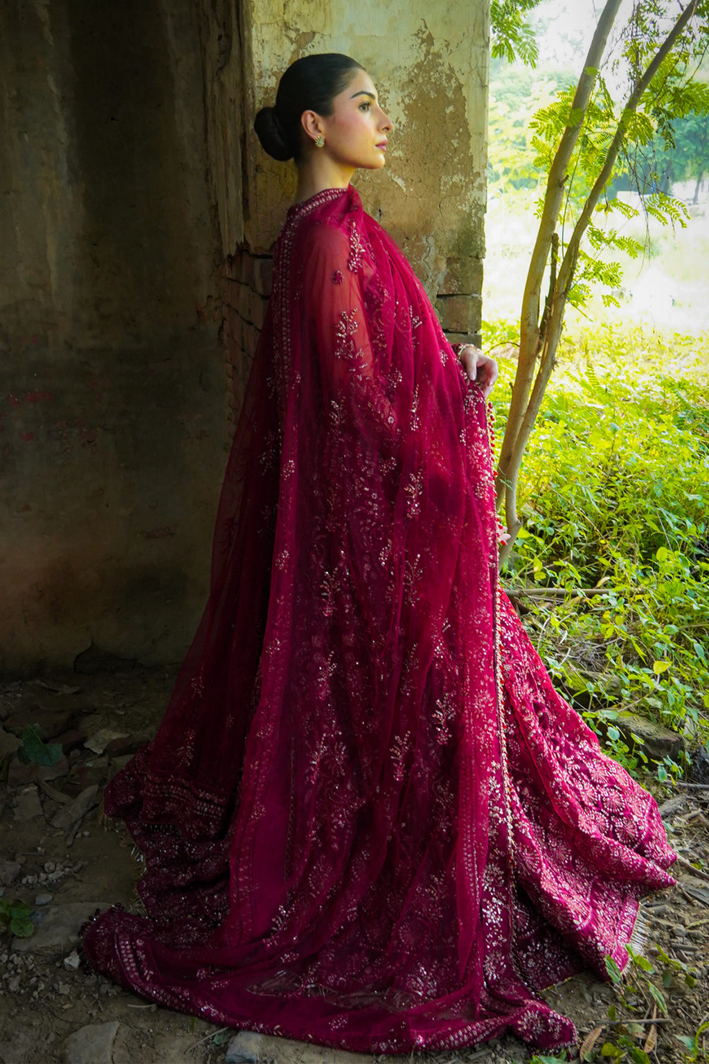 Silsila Unstitched Festive by Saad Shaikh | Elaila - Image 4