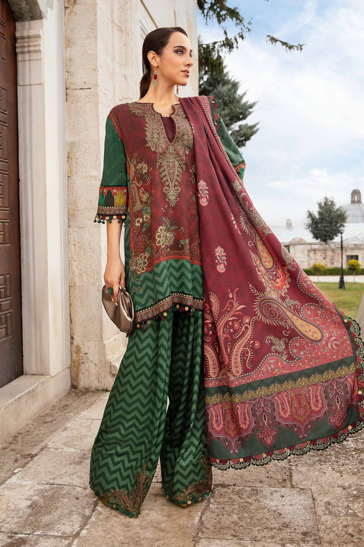 Maria B M-Prints Fall Edit | MPT-2305-B - Image 4