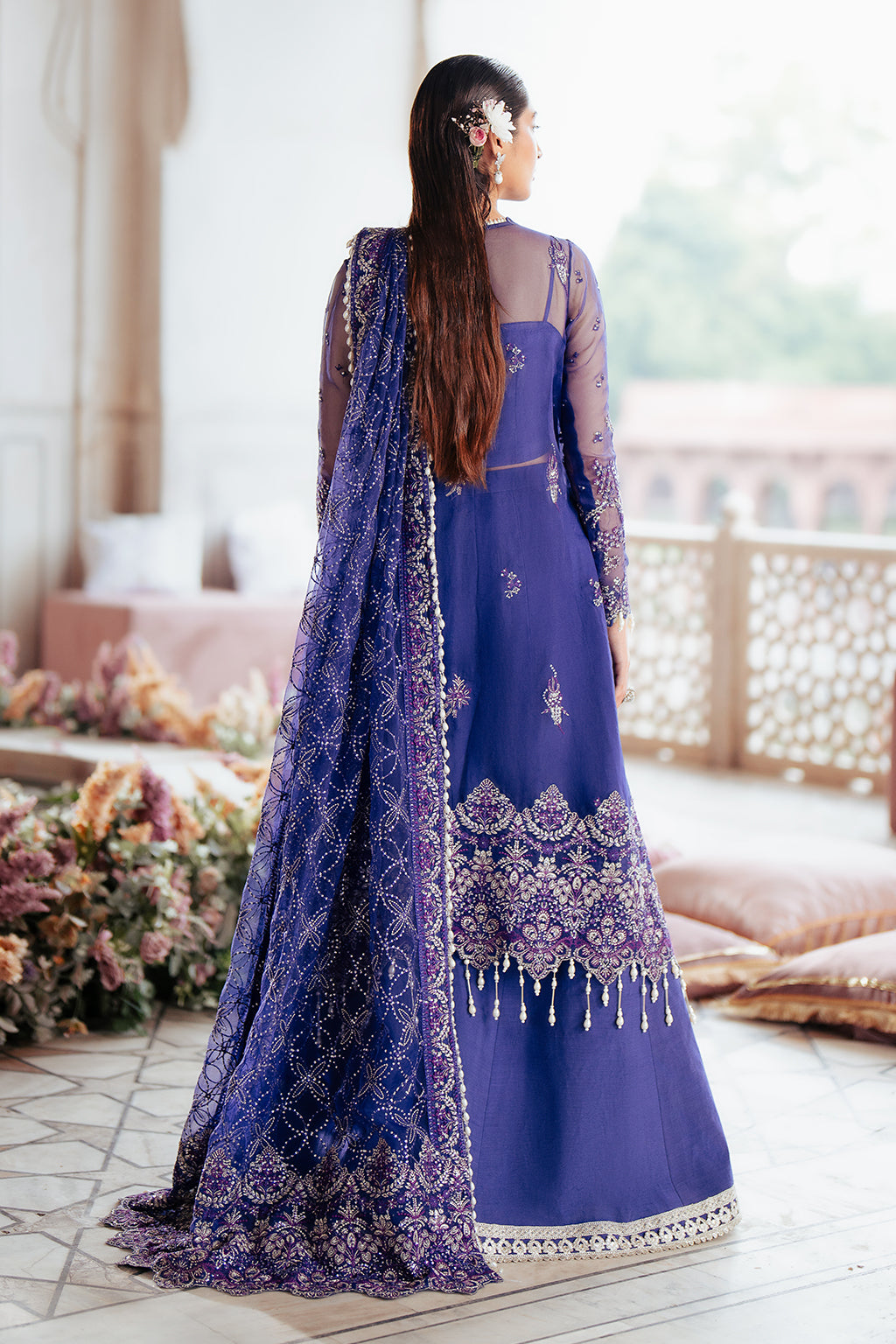 Silsila Unstitched Festive by Saad Shaikh | Onara - Image 9
