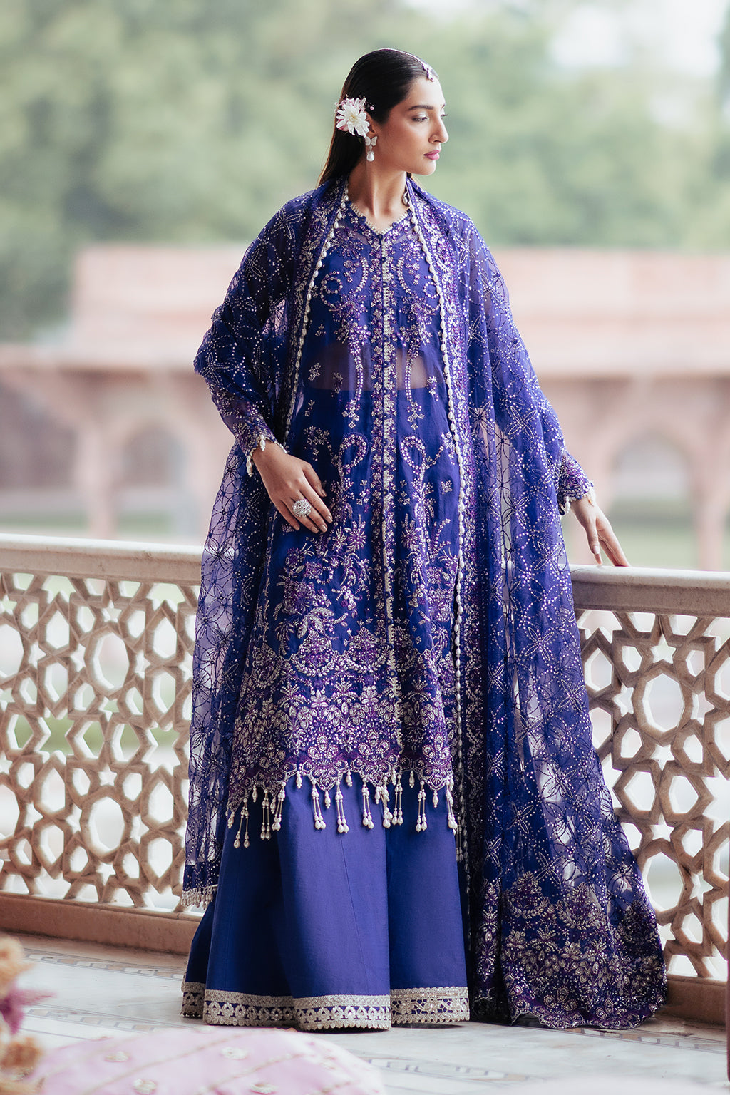 Silsila Unstitched Festive by Saad Shaikh | Onara - Image 8