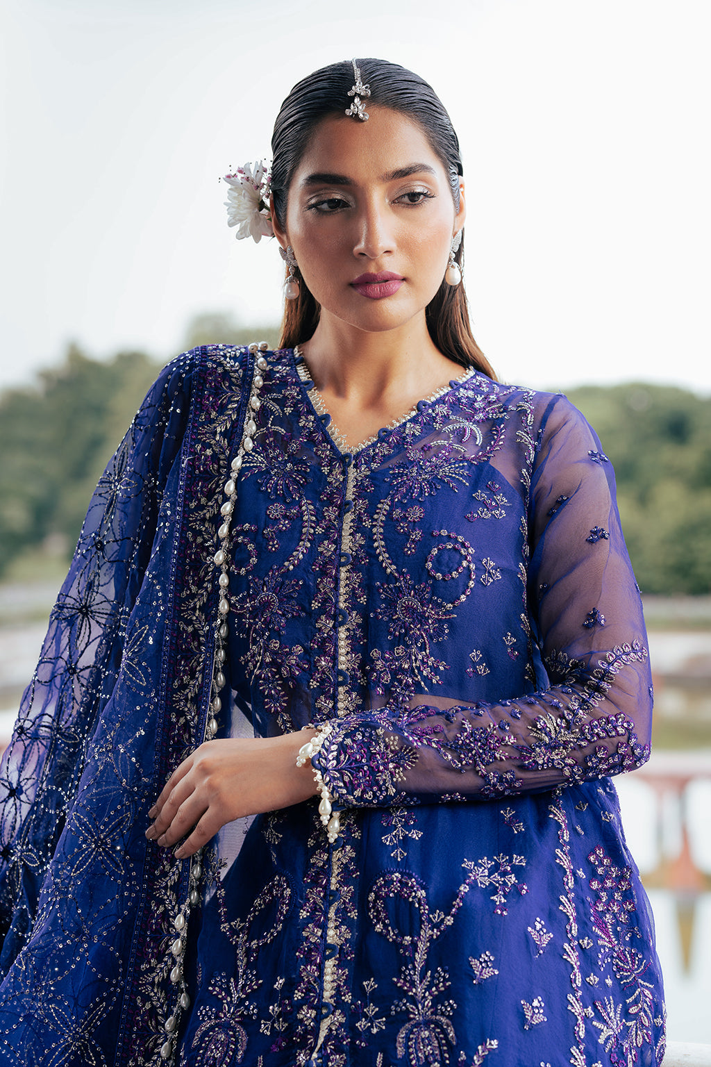 Silsila Unstitched Festive by Saad Shaikh | Onara - Image 4