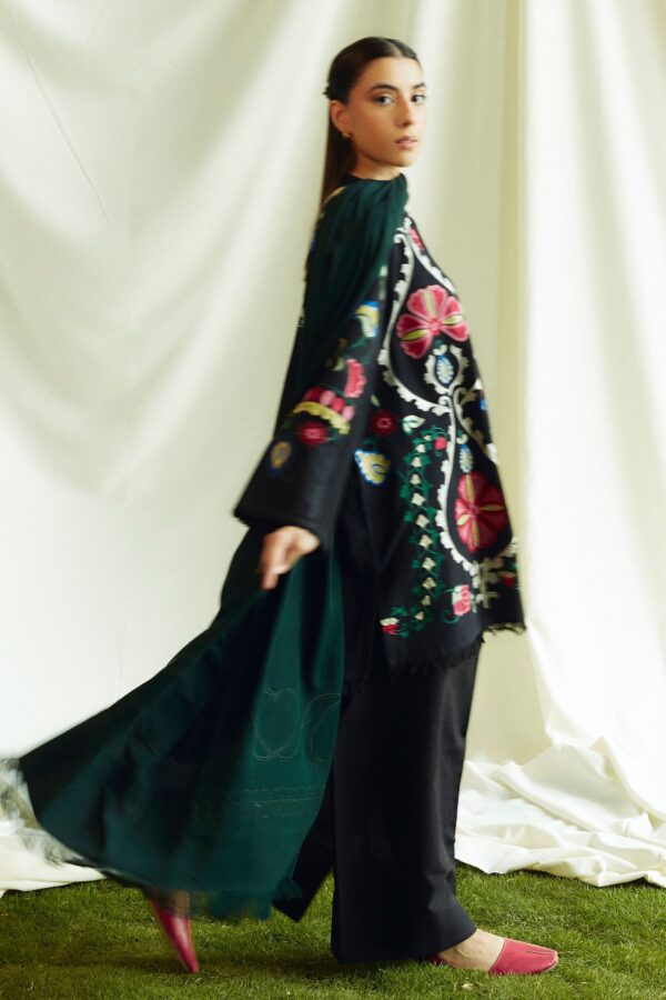 Alternative view of Coco Winter Unstitched   by Zara Shahjahan | 1B
