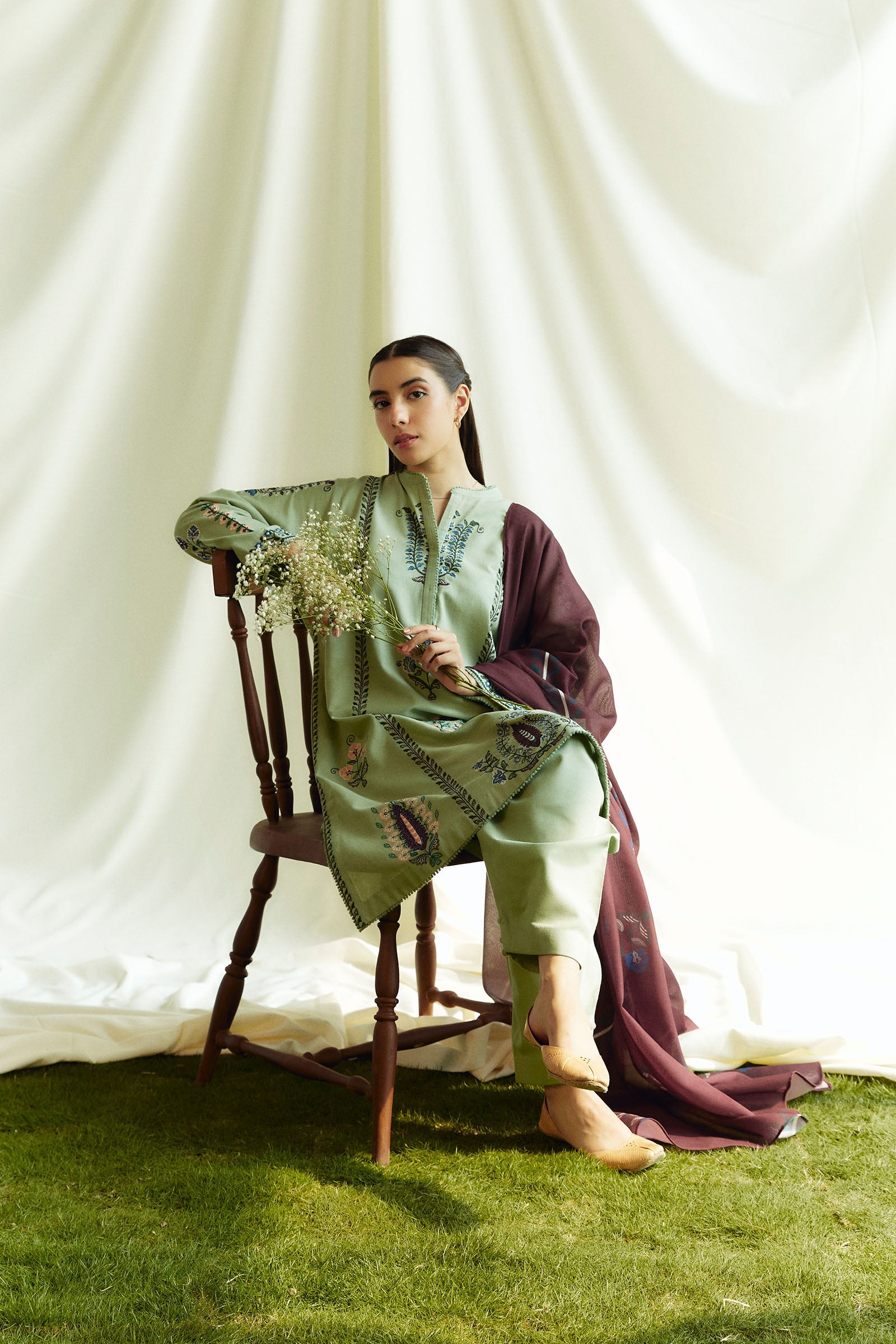 Coco Winter Unstitched by Zara Shahjahan | 3B (GZ-432) - Image 3