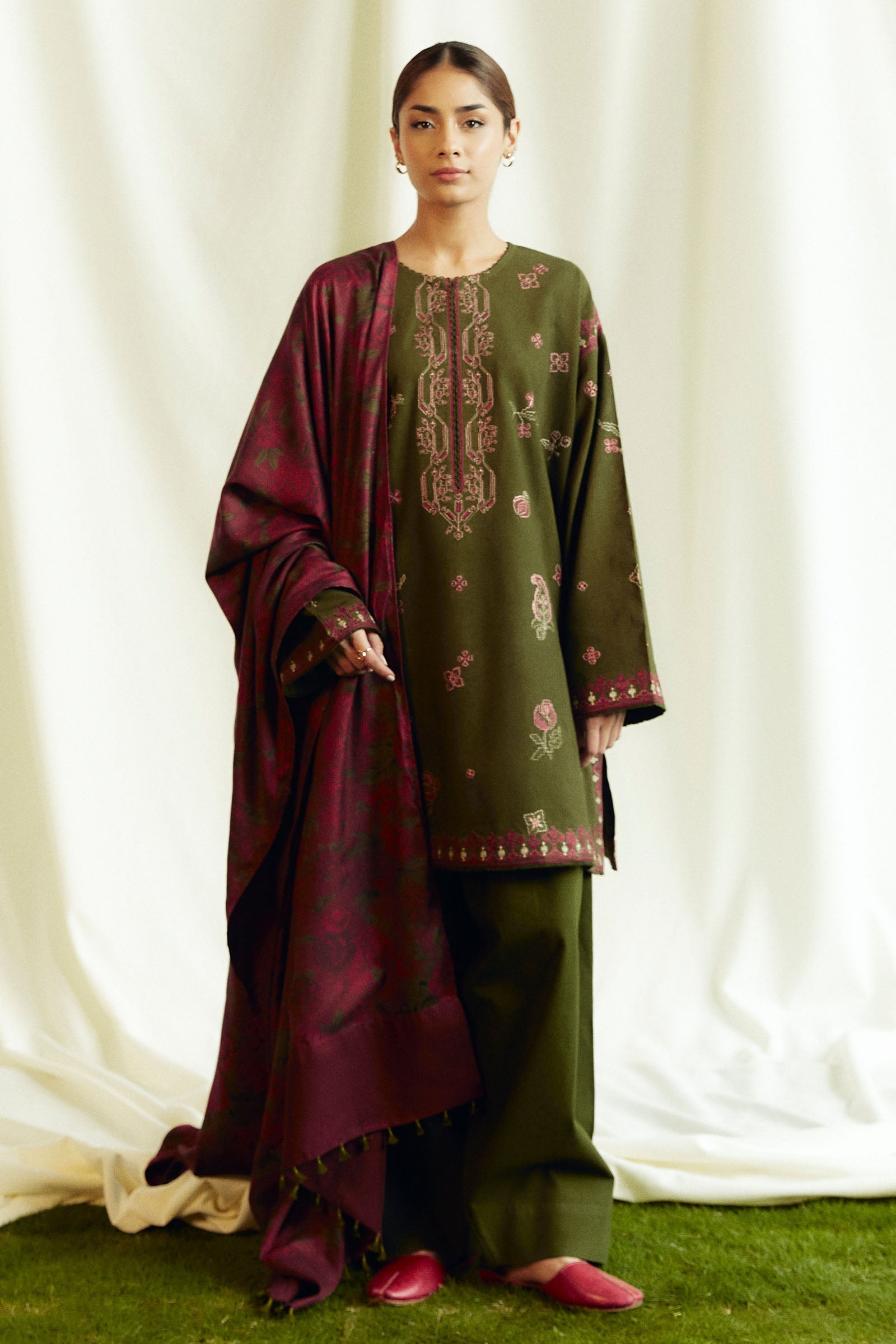 Coco Winter Unstitched by Zara Shahjahan | 8B (GZ-434)