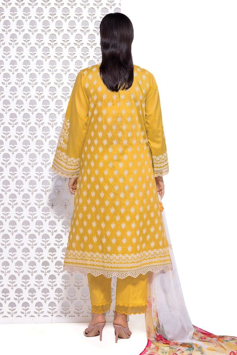Khaadi Fall Collection | ca240802_yellow - Image 2