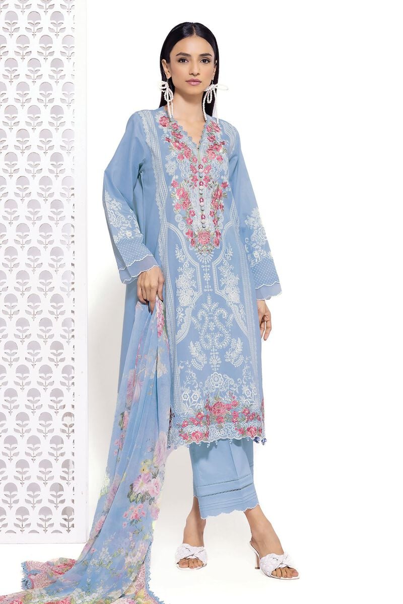 Khaadi Fall Collection | ca240804_blue
