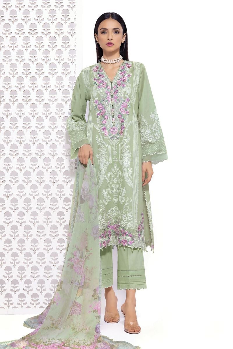 Khaadi Fall Collection | ca240804_green