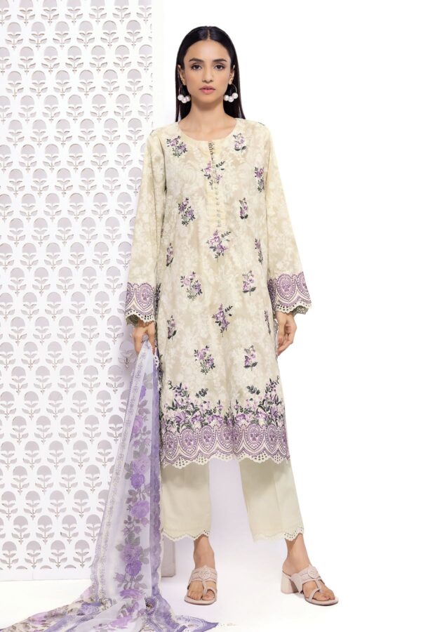 Khaadi Fall Collection   | ca240805_off-white