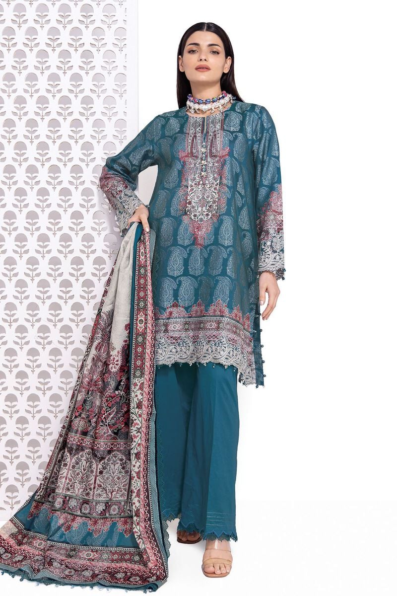 Khaadi Fall Collection | ja240807_teal
