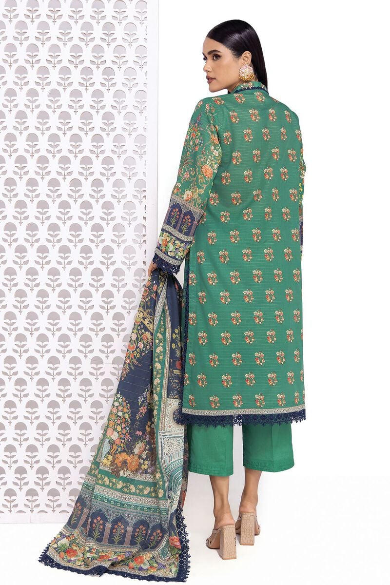 Khaadi Fall Collection | me240808_turquoise - Image 2