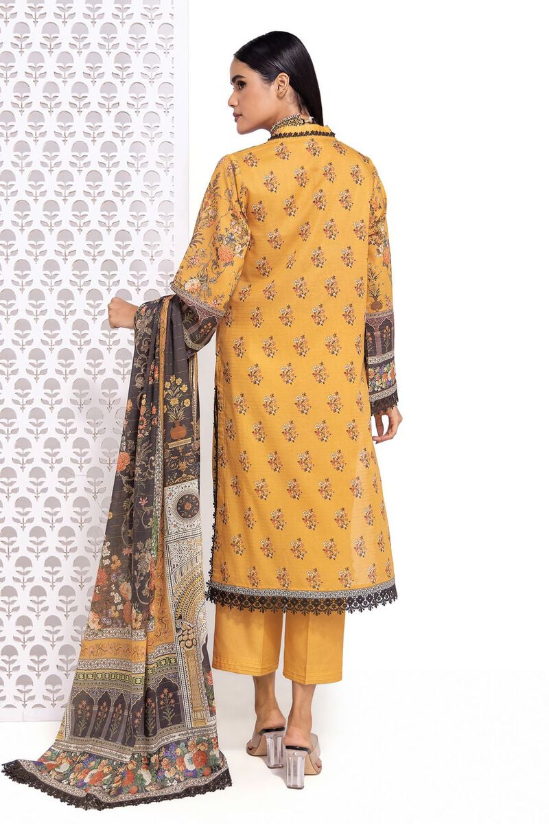 Khaadi Fall Collection | me240808_yellow - Image 2