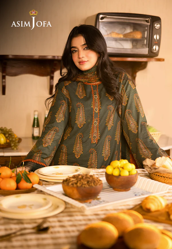 Alternative view of Asim Jofa Printed Lawn Collection- AJUBJ 22