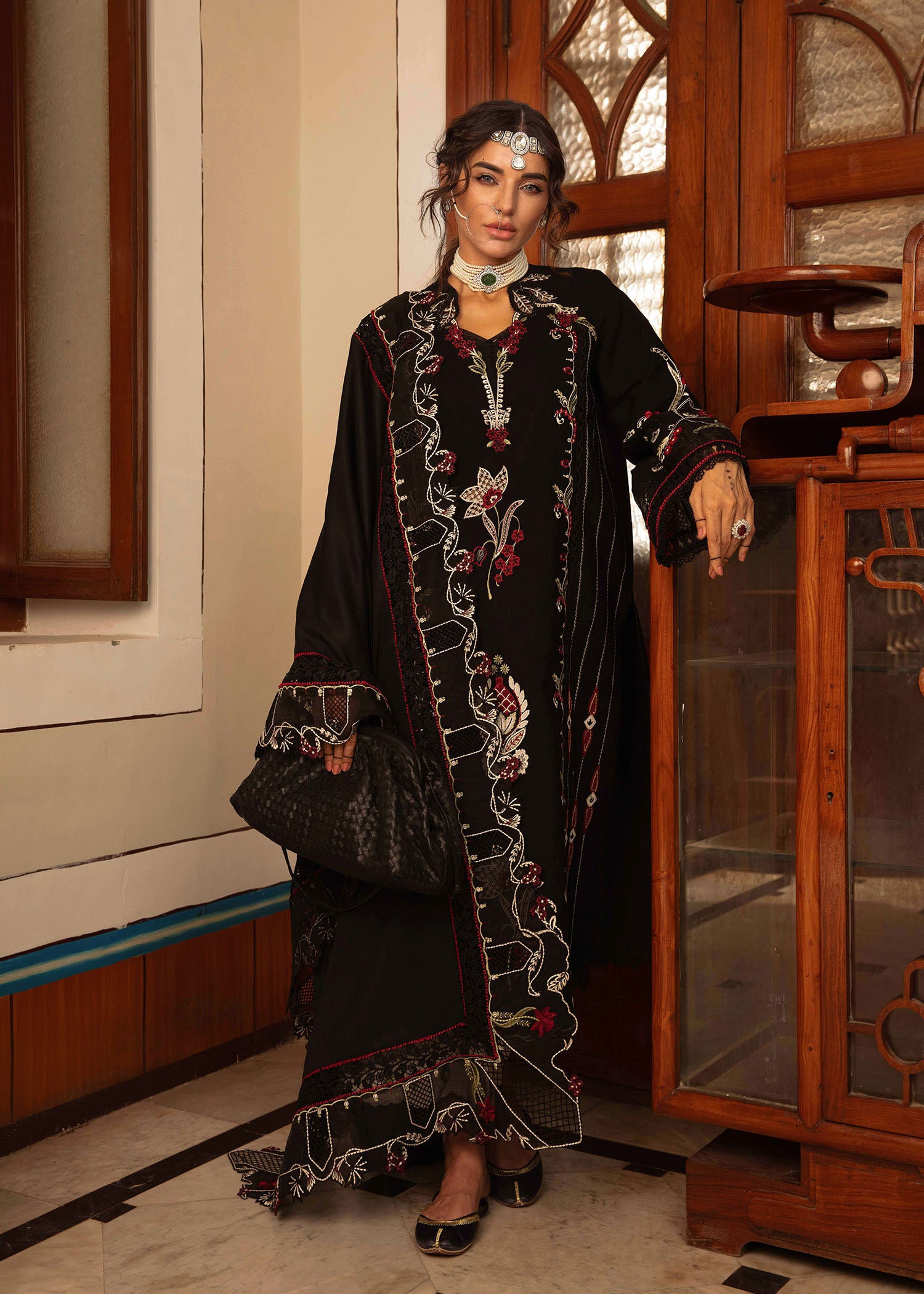 Crimson Winter Collection | Meenakari