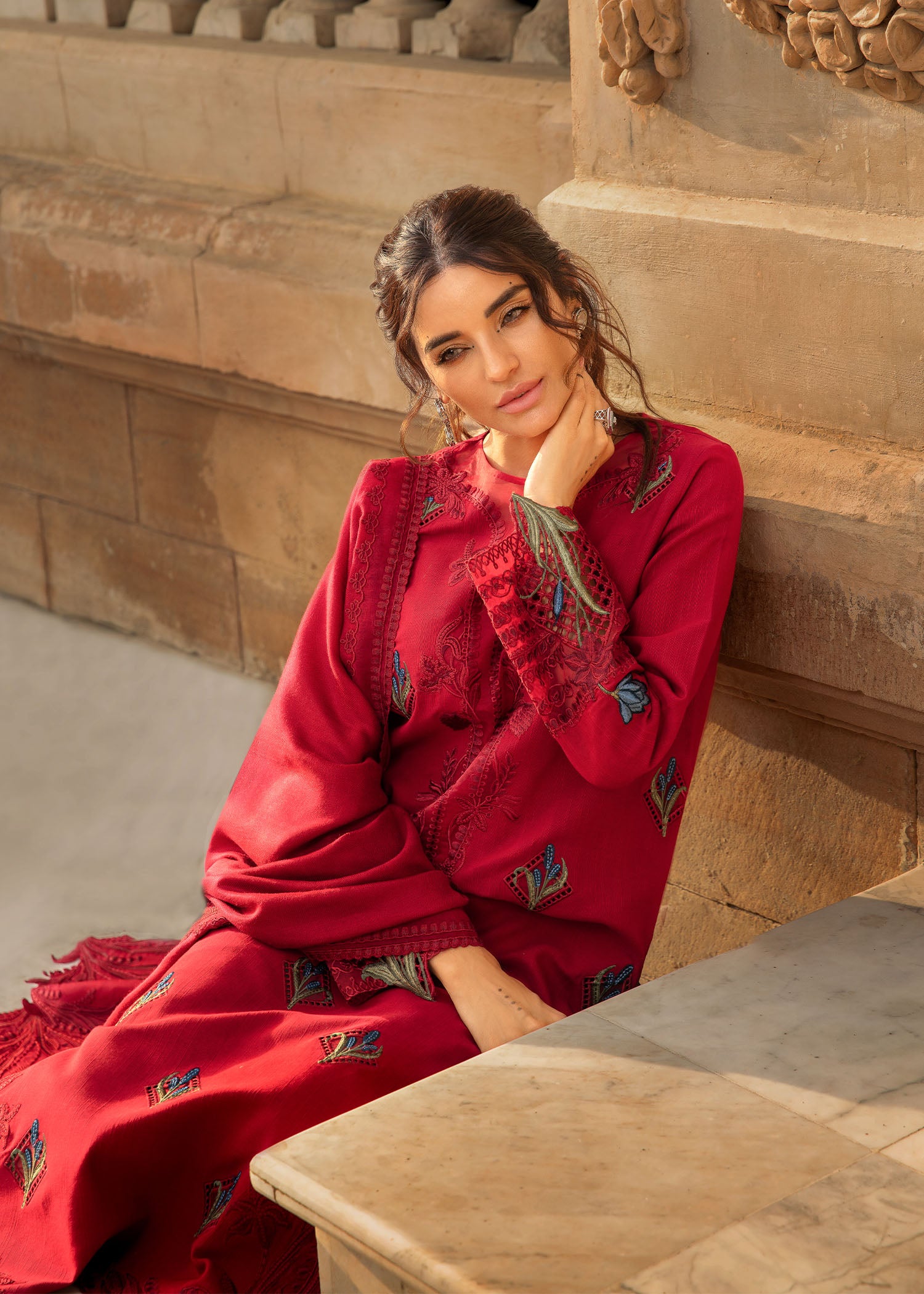 Crimson Winter Collection | Jurao ka Kaam - Image 2