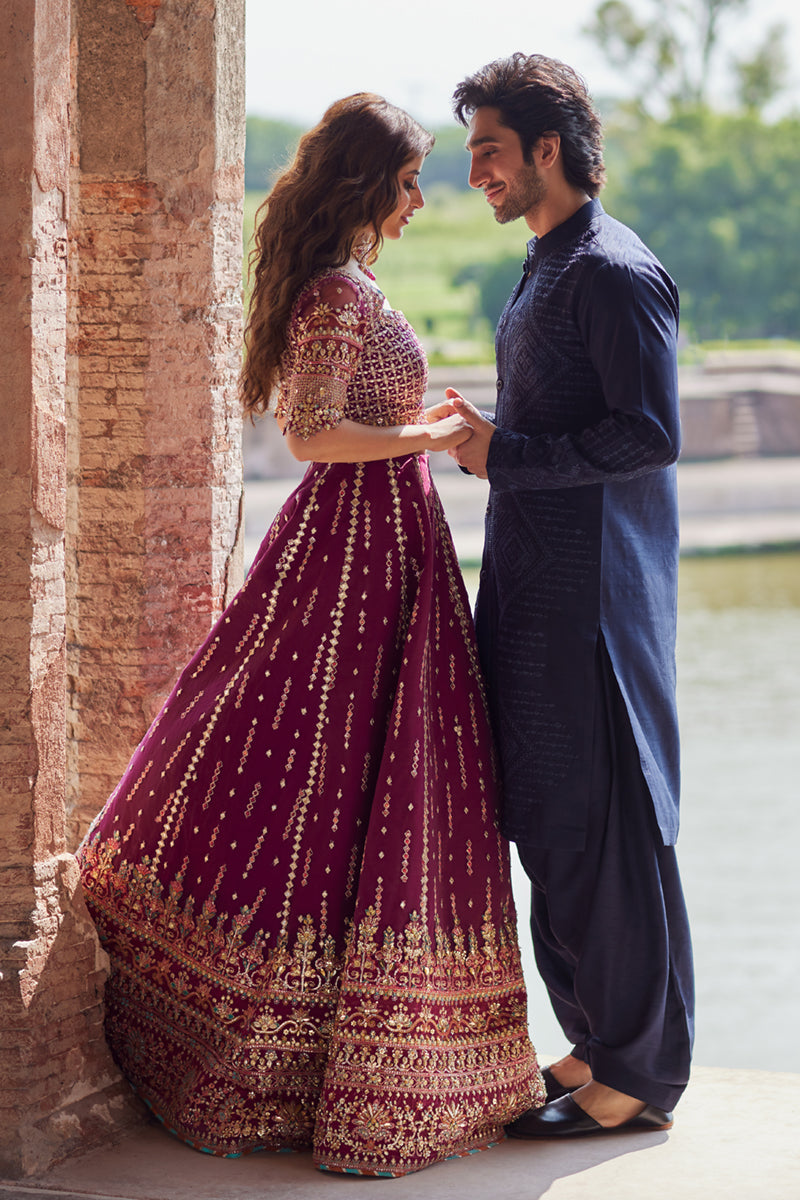 Qalamkar Shadmani Formals | Sajal Ali | SH-04 - Image 4