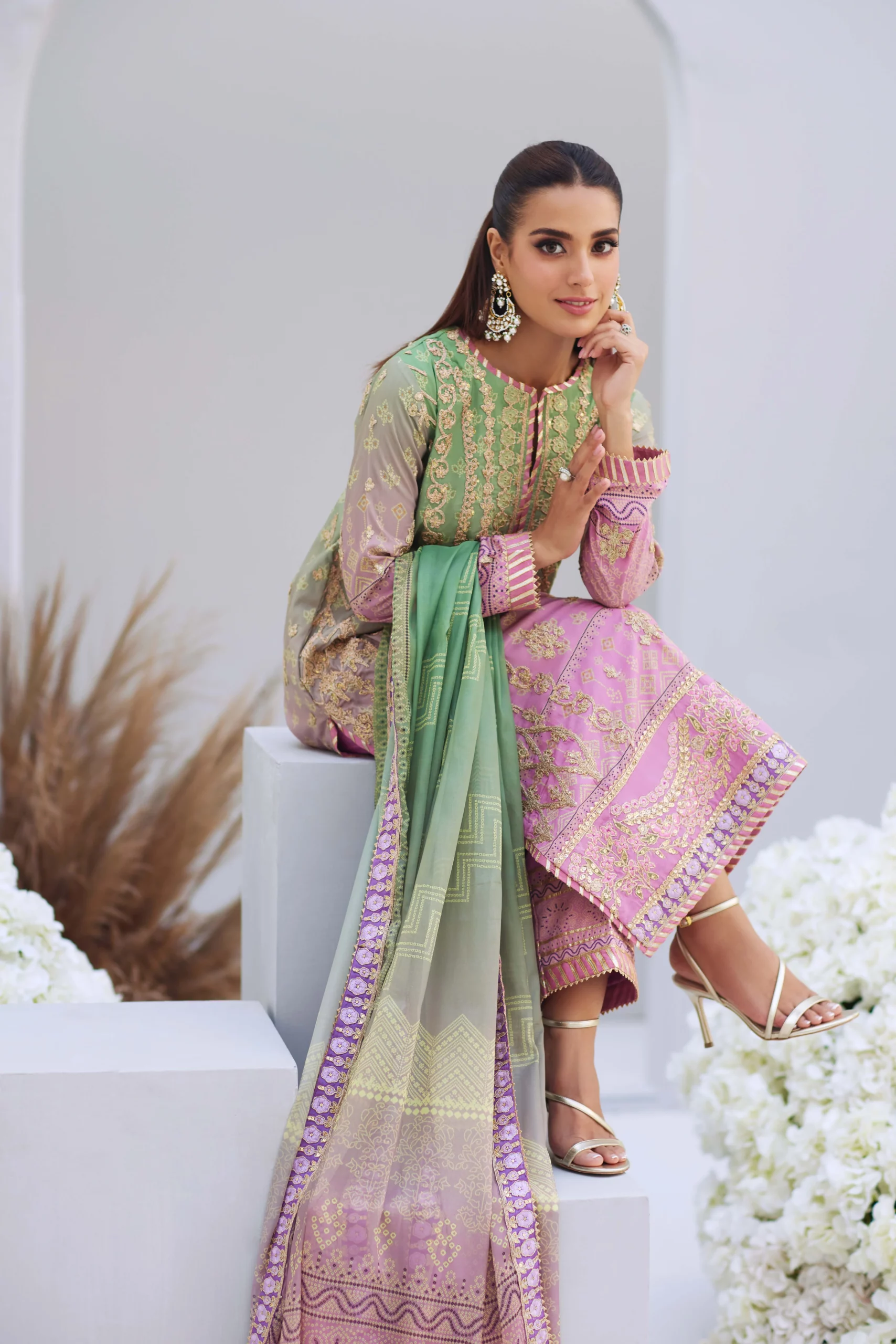 Mina Hasan Luxury Unstitched Collection | Leila