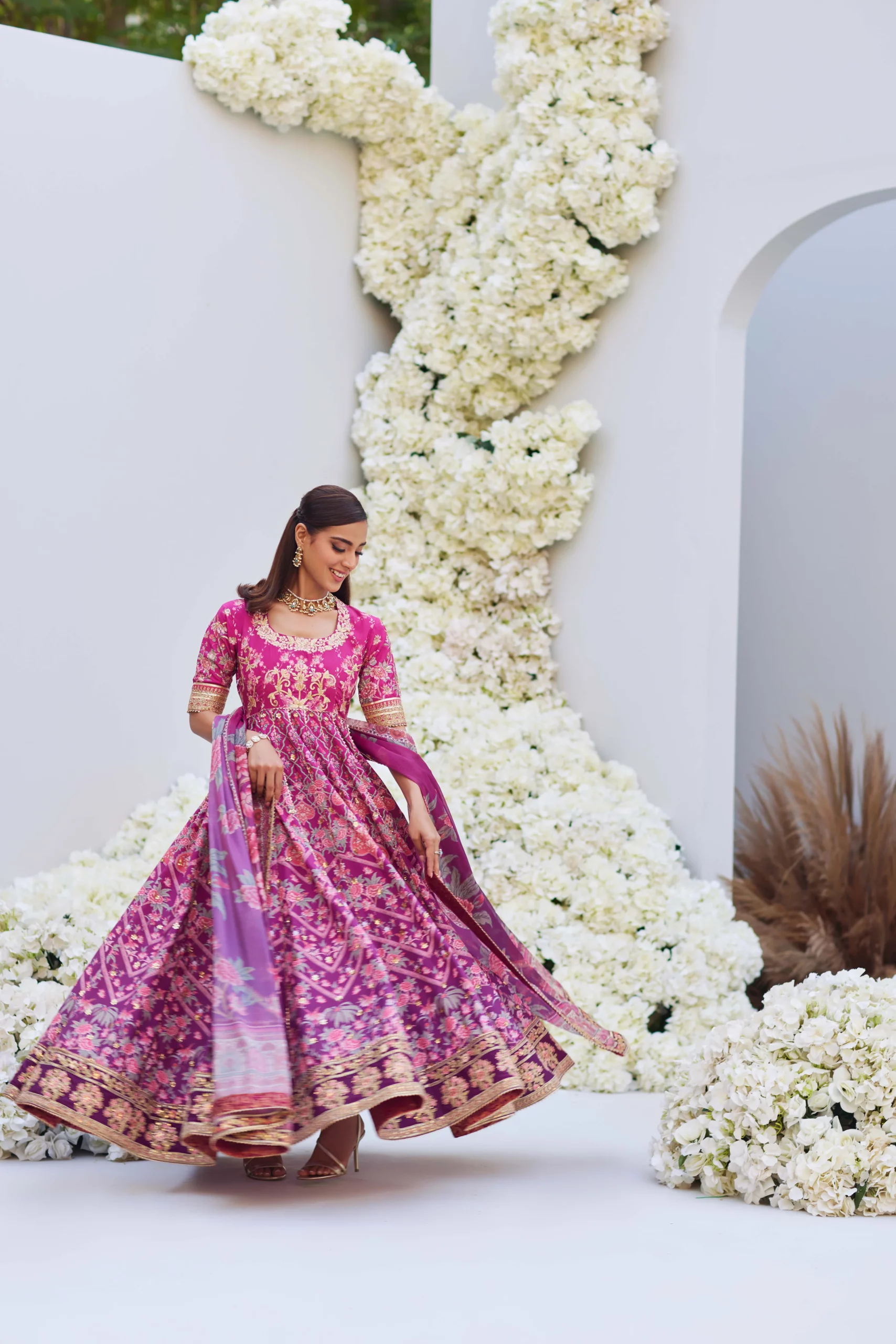 Mina Hasan Luxury Unstitched Collection | Nisha - Image 4