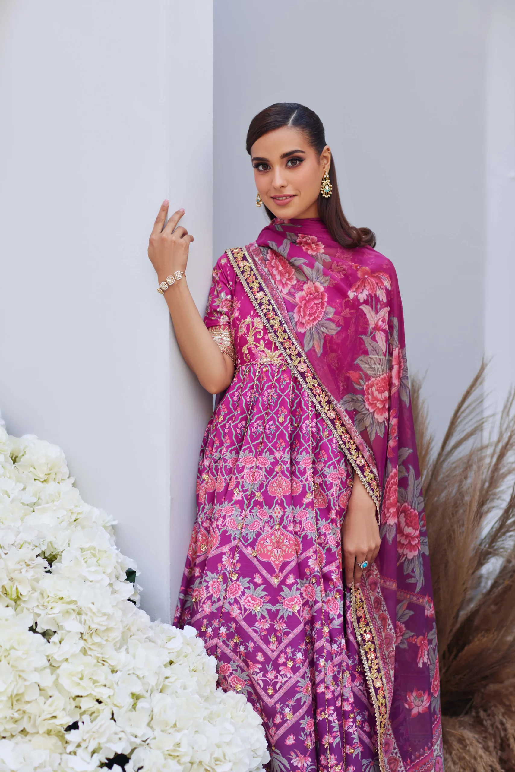 Mina Hasan Luxury Unstitched Collection | Nisha - Image 3