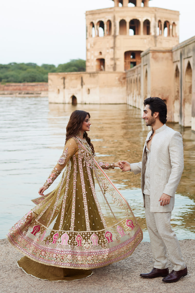 Qalamkar Shadmani Formals | Sajal Ali | SH-01 - Image 4