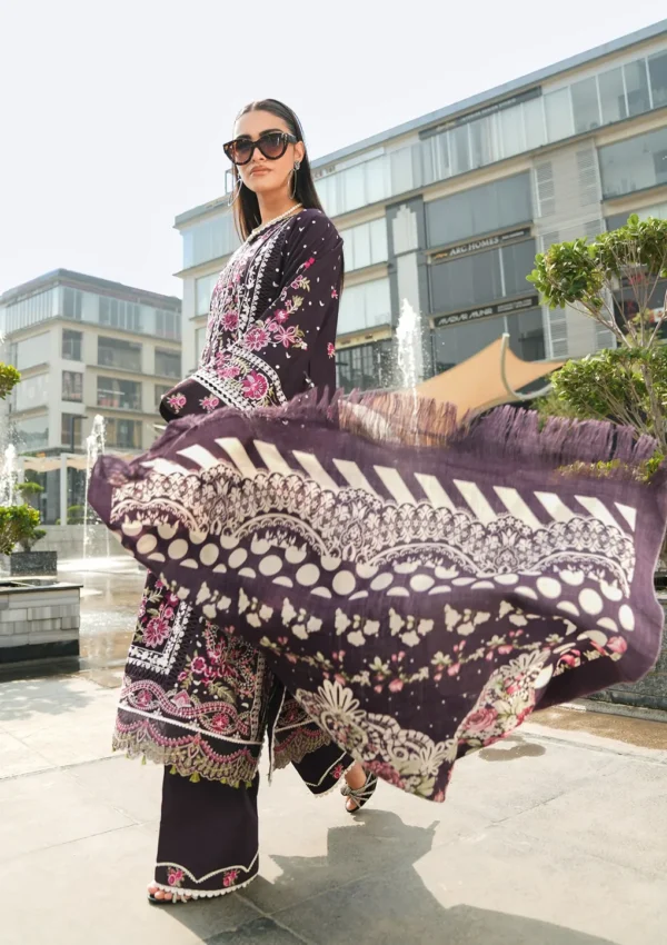 Alternative view of Elaf Winter Pashmina Shawl Collection   | EPW-8A