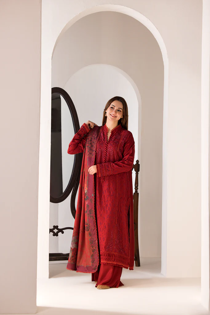 Sobia Nazir Winter Shawl | 1A - Image 2