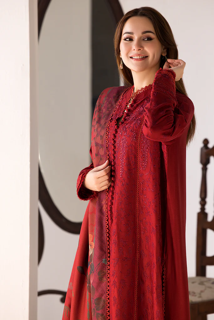 Sobia Nazir Winter Shawl | 1A - Image 3