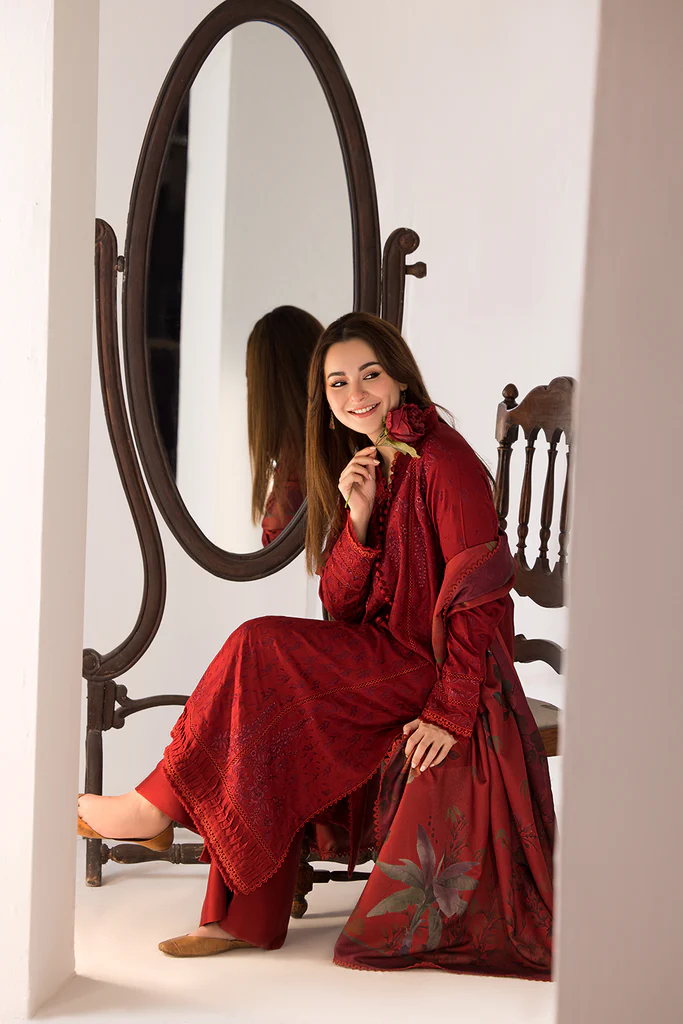 Sobia Nazir Winter Shawl | 1A - Image 4