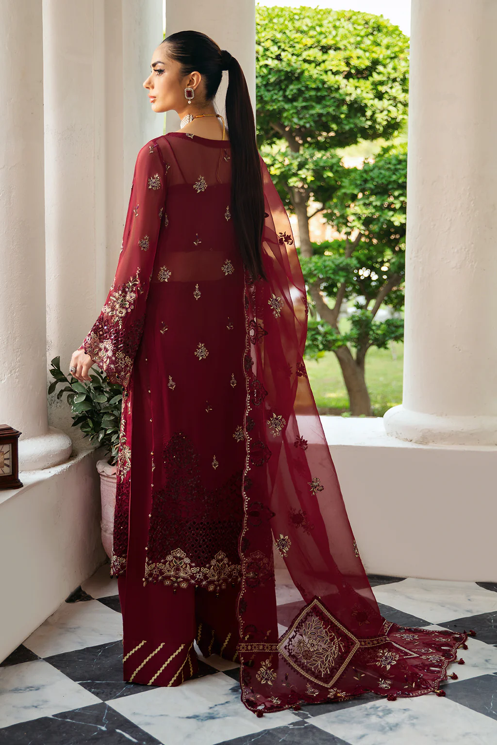 Dastak Luxury Chiffon Collection Vol-1 by Ramsha | Q-103 - Image 3