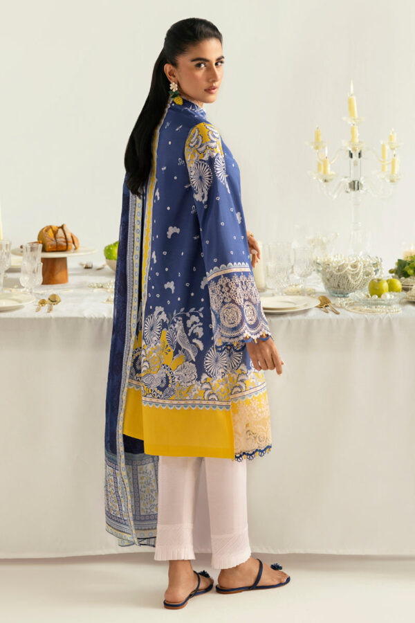Alternative view of Qalamkar QPrints Unstitched Printed Lawn | 02A