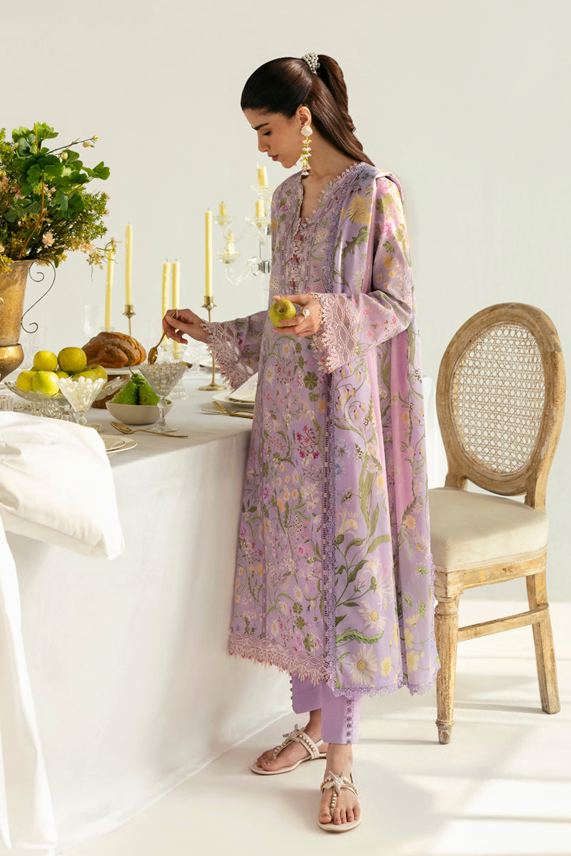 Qalamkar QPrints Unstitched Printed Lawn | 04A (GZ-428) - Image 4