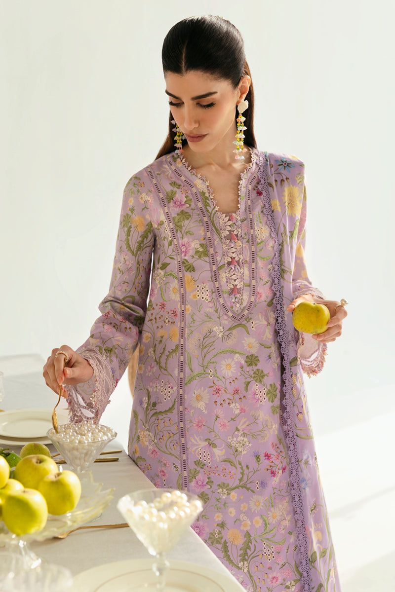 Qalamkar QPrints Unstitched Printed Lawn | 04A (GZ-428) - Image 3