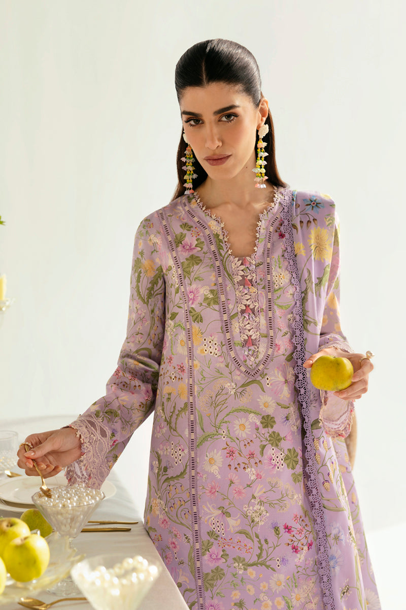 Qalamkar QPrints Unstitched Printed Lawn | 04A (GZ-428) - Image 5