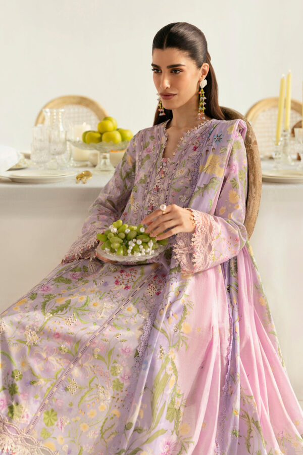 Alternative view of Qalamkar QPrints Unstitched Printed Lawn | 04A (GZ-428)