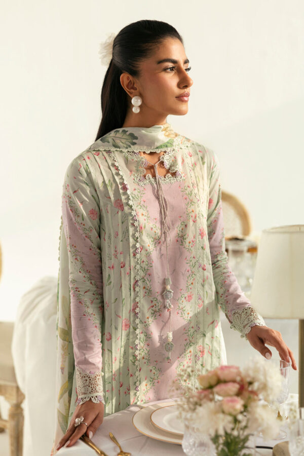 Alternative view of Qalamkar QPrints Unstitched Printed Lawn | 07A