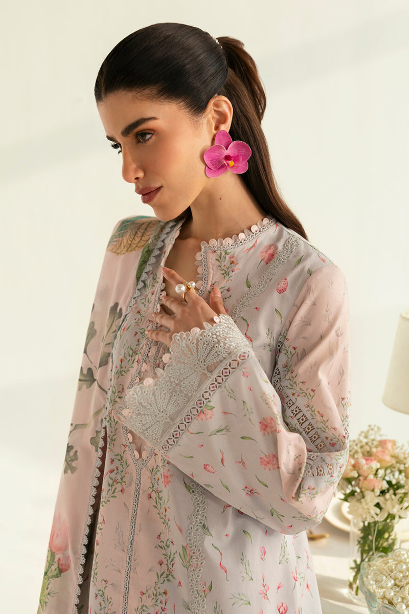 Qalamkar QPrints Unstitched Printed Lawn | 07B - Image 3