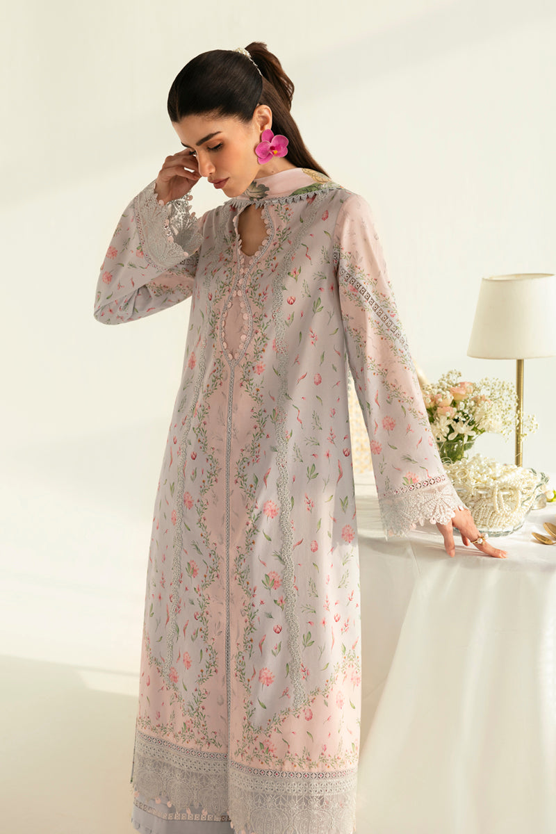 Qalamkar QPrints Unstitched Printed Lawn | 07B - Image 5