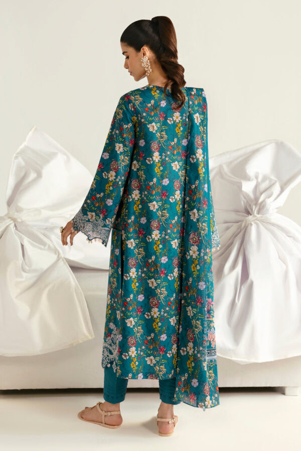 Alternative view of Qalamkar QPrints Unstitched Printed Lawn | 10A (GZ-362)