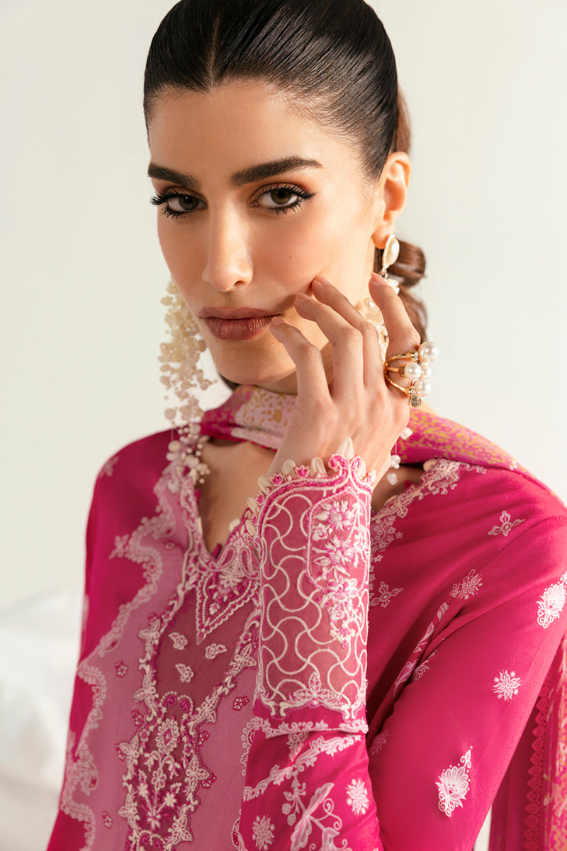 Qalamkar QPrints Unstitched Printed Lawn | 06B - Image 5