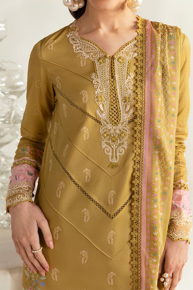 Qalamkar QPrints Unstitched Printed Lawn | 05A - Image 3