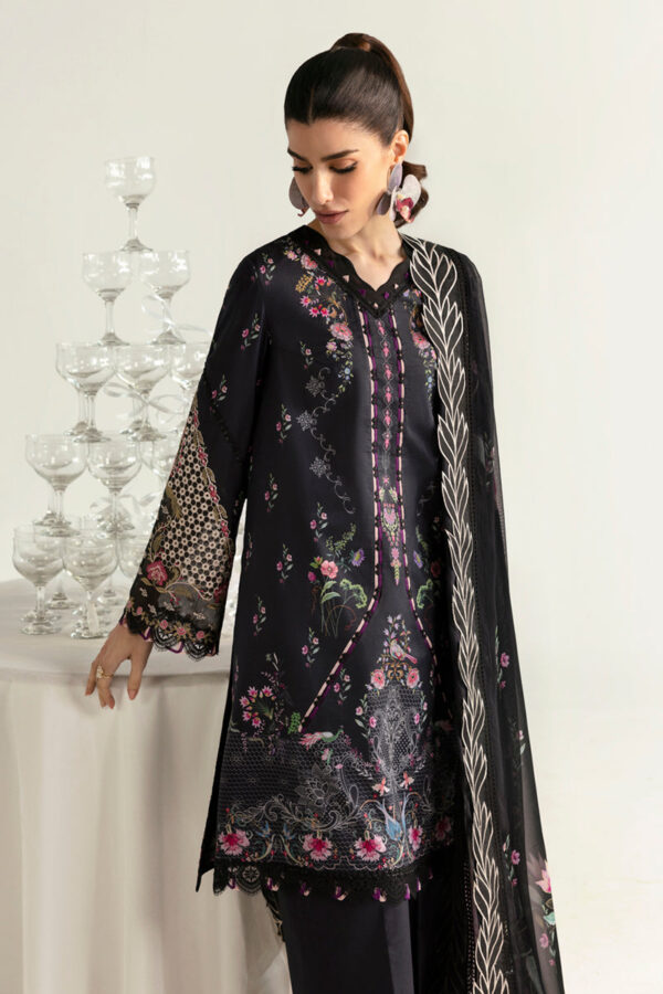 Alternative view of Qalamkar QPrints Unstitched Printed Lawn | 03A