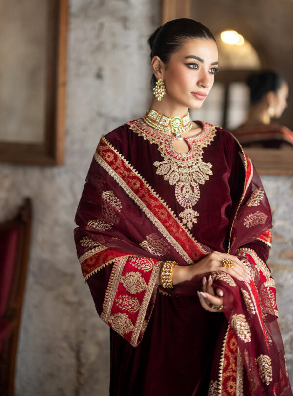 Alternative view of Zainab Chottani Velvet    | Neesa