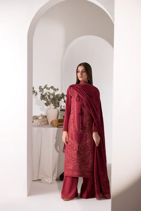 Sobia Nazir Winter Shawl   | 6A